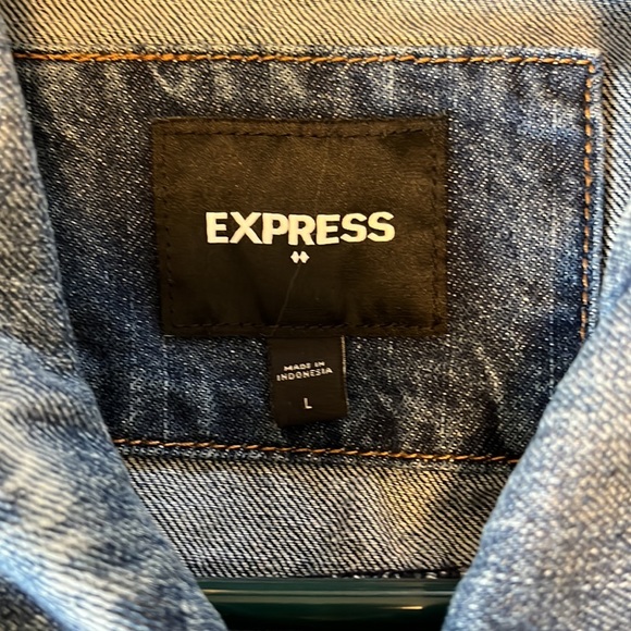 Express denim jacket. Great addition to your wardrobe for any occasion. EUC - Picture 3 of 3